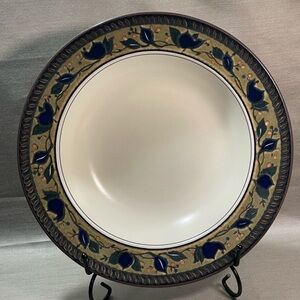 Mikasa Intaglio Arabella Rimmed Soup Bowls Set of 2